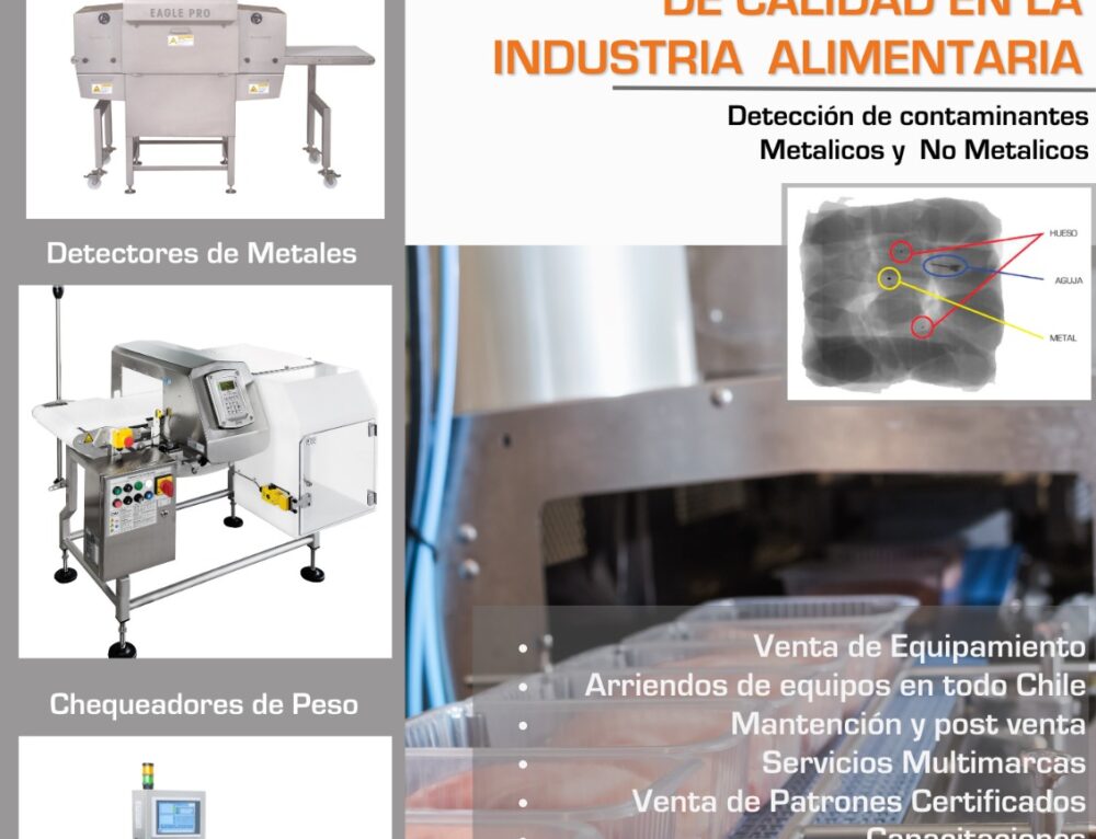 Soluciones integrales en la inspección y detección de contaminantes